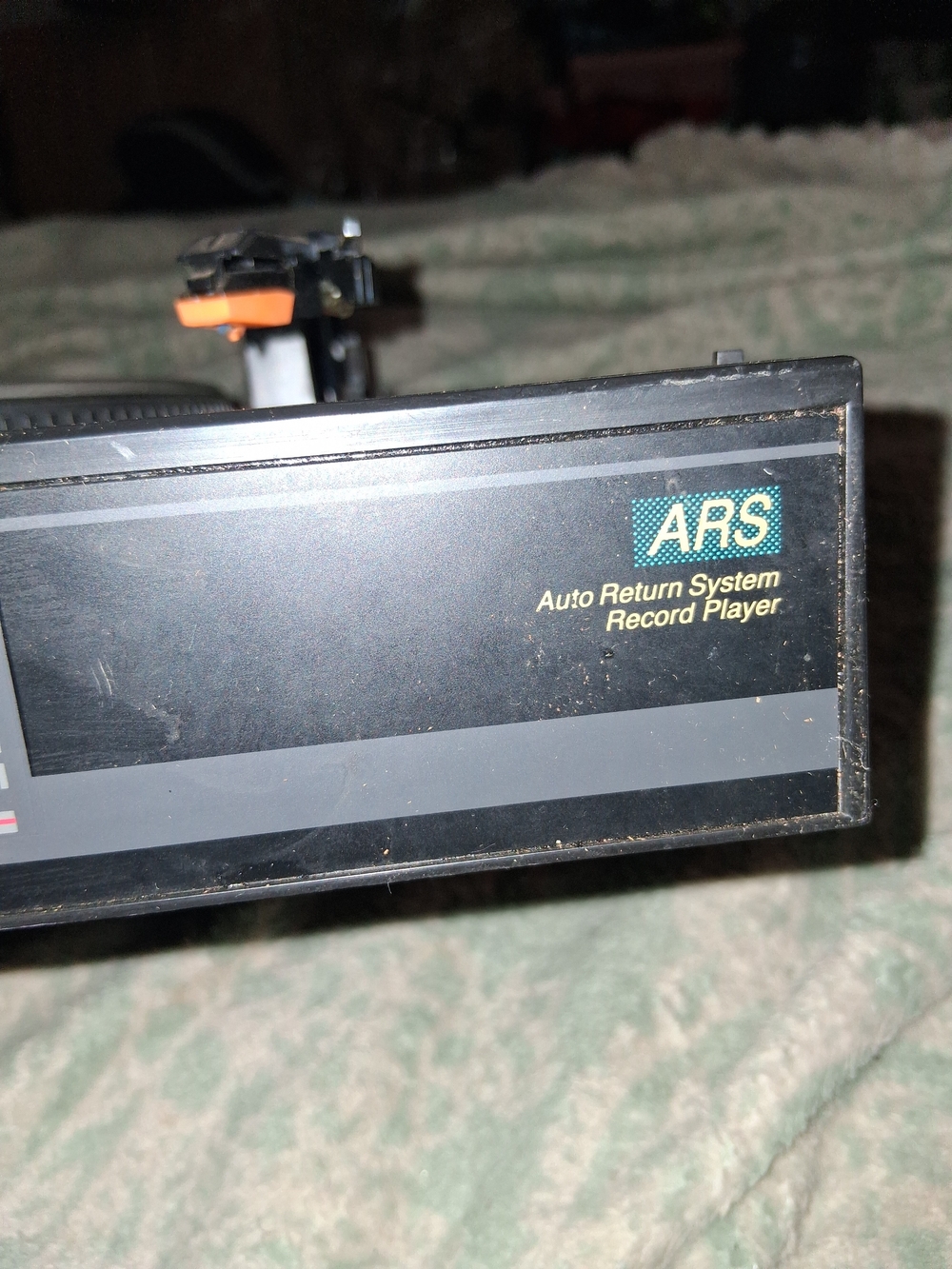 Vintage 1980s Black Turntable Record Player - Black - Picture 3 of 5
